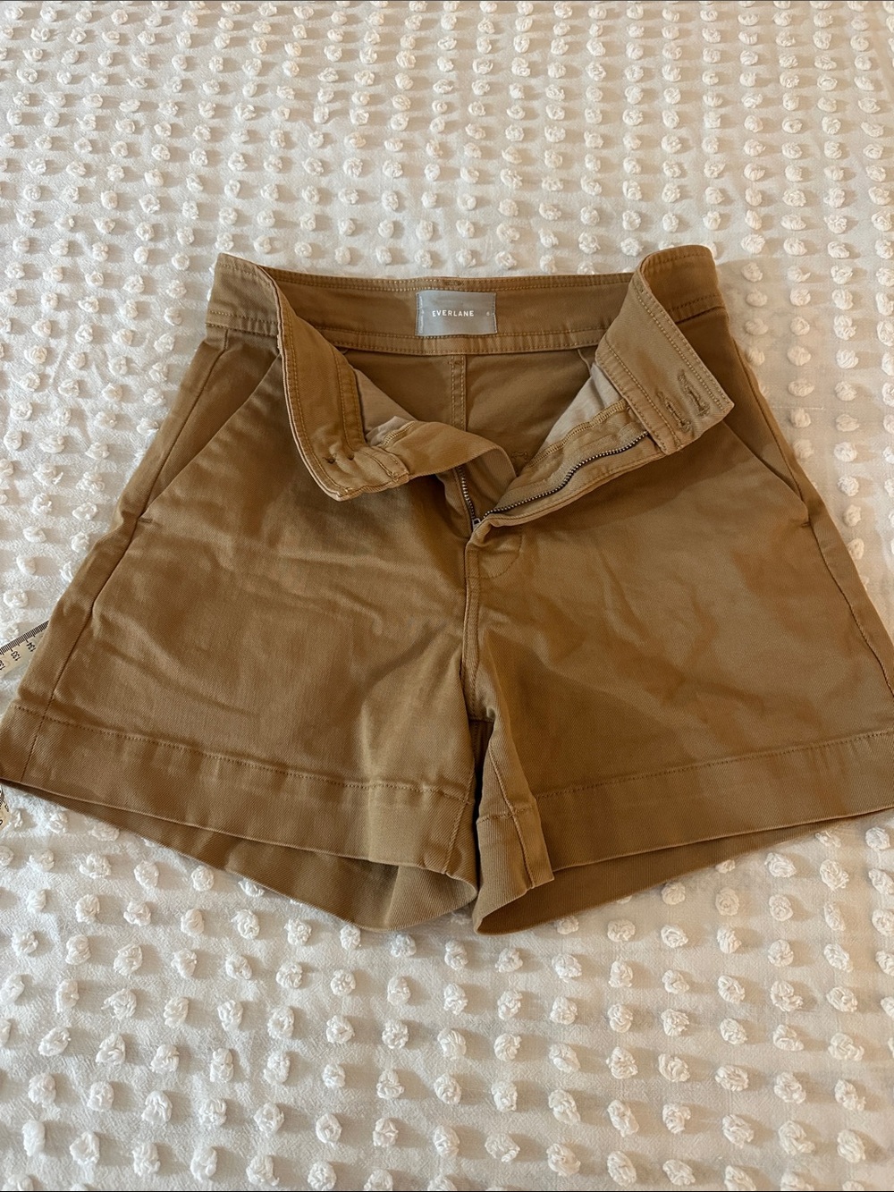 Everlane Tan Chino Bermuda Shorts